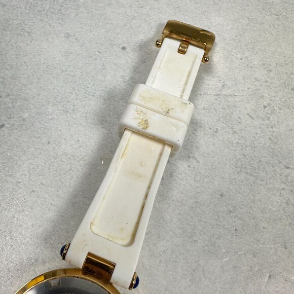 Invicta Watch Womens 32mm Bolt Gold Tone White Rubber Band MOP Dial New Battery main image 6
